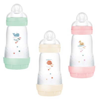 1x MAM Easy Start Anti-Colic Bottle 260ml Self-Sterilises *Design