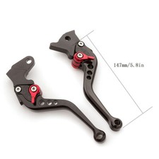Levier Long CNC Noir Pour Kawasaki ER6 N 650 (2011-2015) - Améliore Le Confort De Pilotage