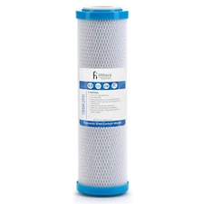 Coconut Shell CTO, Cyst Carbon Block Drinking Water Filter, 2.5 x 10, 0.5 Micron