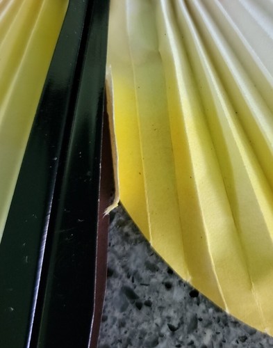 2 Vintage PEOPLES REPUBLIC OF CHINA Paper Folding Hand Fan victorian w/ Handle - 第 9/11 張圖片