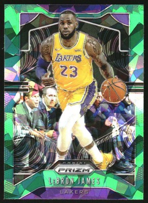 2019-20 Panini Prizm Green Ice LEBRON