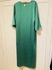 Zara Green Dress Size L RRP £32.99 Slight Adjustment To Shoulder