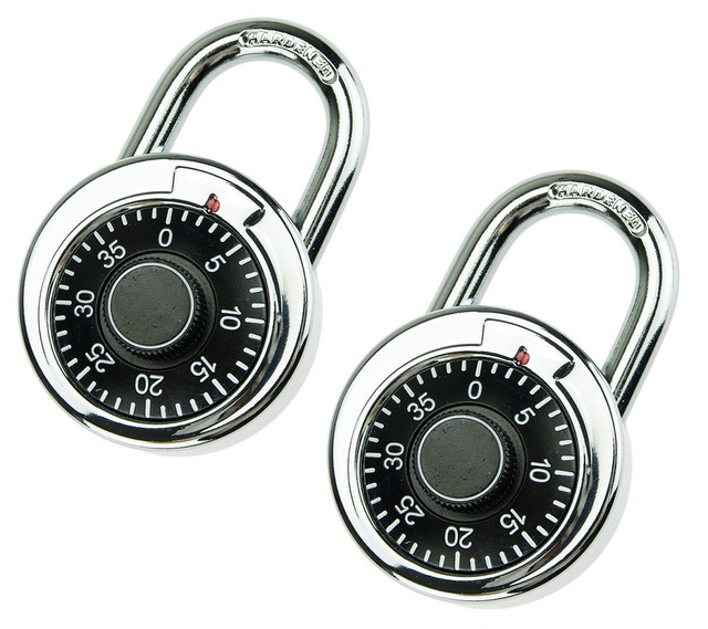 2x Digit Combination Padlock Round Dial Number Code Lock Padlock Safes Gear New eBay
