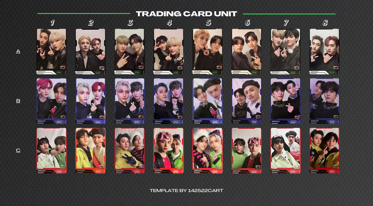 Stray Kids Oddinary Preorder Exclusive Unit Photocards (Official