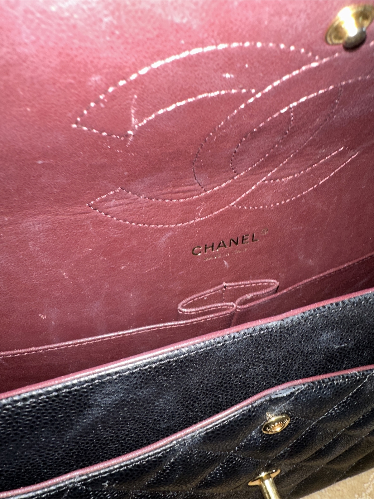 100% AUTHENTIC CHANEL CLASSIC Large DOUBLE FLAP w… - image 9