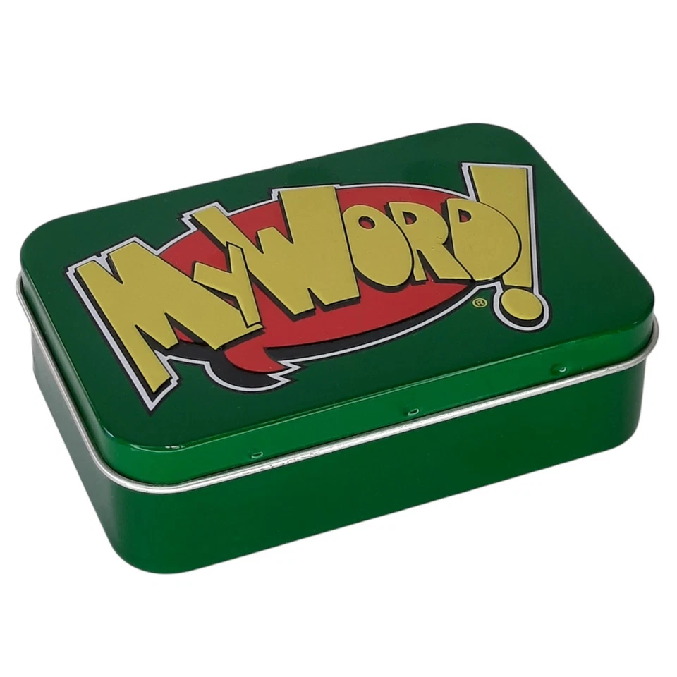MY WORD Family Card Game Sealed Deck 72 Letter Cards Wordplay Travel Tin Box VTG - Image 2 of 4