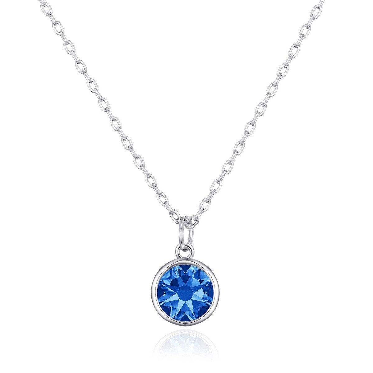 September (Sapphire) Birthstone Necklace Created with