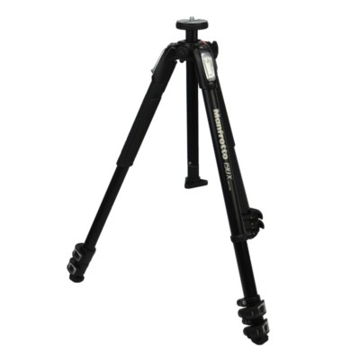 Manfrotto Kamerastativ 190X Aluminium Stativ mit 3 Beinsegmente Serie 190