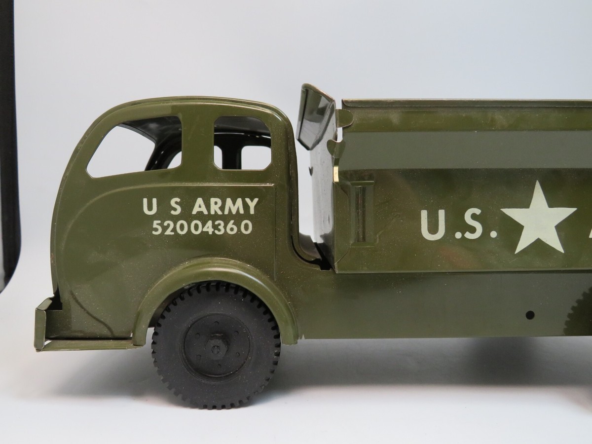 【希少】50s ヴィンテージ MARX\"社 U.S.ARMY トイ トラック 50's〜 MARX TOYS ビンテージ U.S. ARMYトラックミニカー