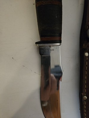 Vintage CASE XX USA 323-6 Fixed Blade Skinning Hunting Knife With