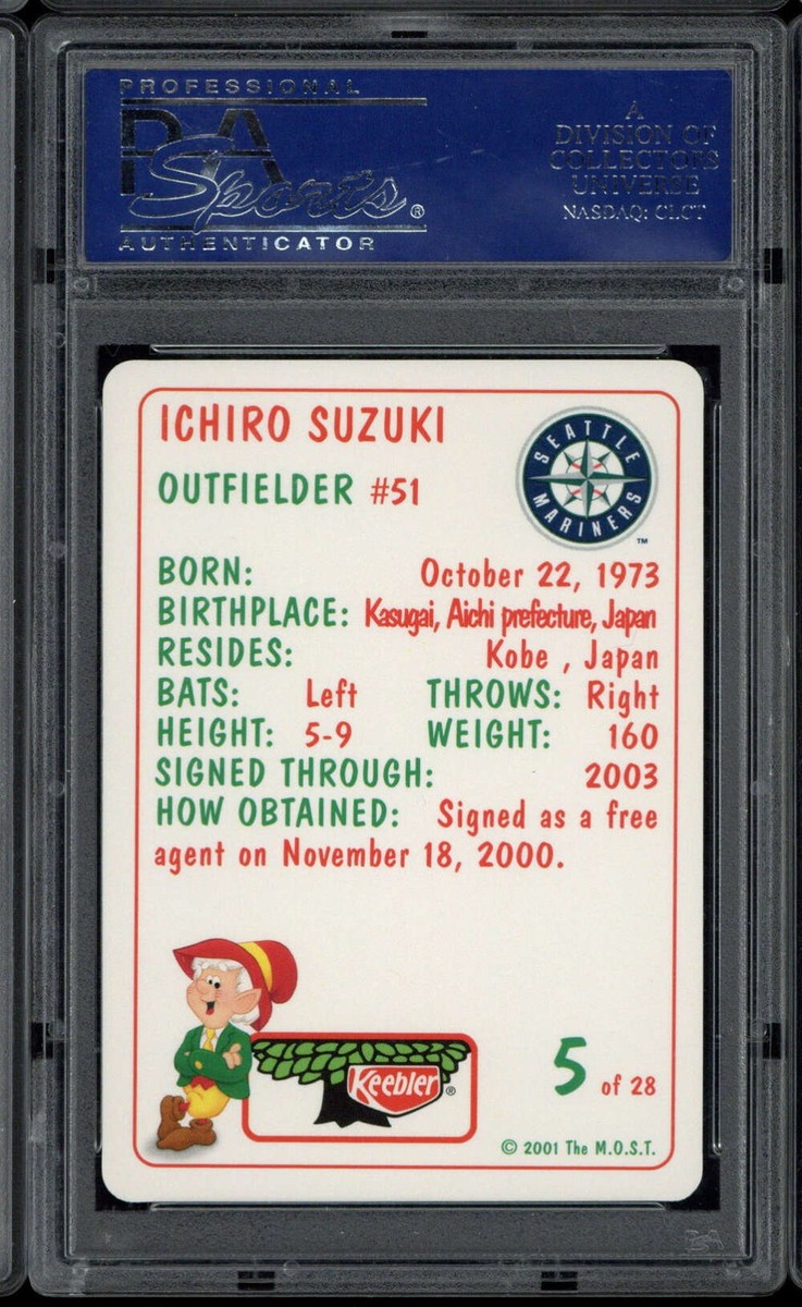 イチロー小笠原選手カード 約3090万円！ イチロートレカの最高落札額を大きく更新！ 【Goldin