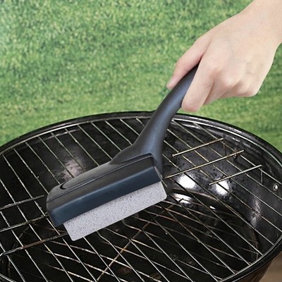 Grillbürsten-Set mit Ersatzfliese für schnelle und einfache Grillreinigung