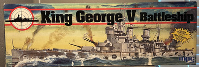 MPC HMS King George V Battleship, 1/600 Scale, #1-5252, Parts Still in Plastic