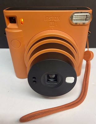 Fujifilm Instax Square SQ1 Instant Camera Terracotta Orange - Tested Works