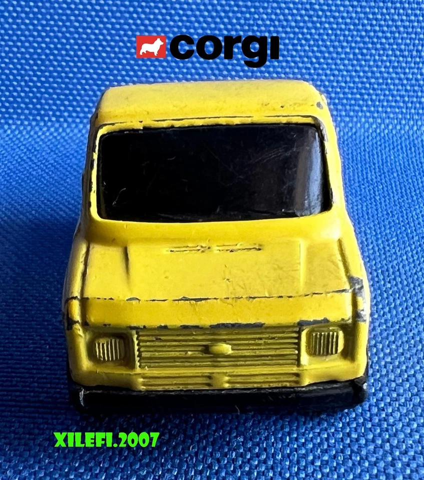 ford transit truck giallo corgi diecast 1/64 made in great britain COME DA FOTO - Immagine 2 di 4