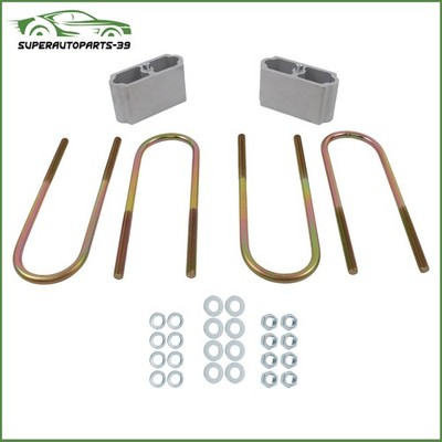 For Chevy Belair Nomad 150 210 1955-1957 3' Drop Lowering Blocks U Bolts Kit NEW