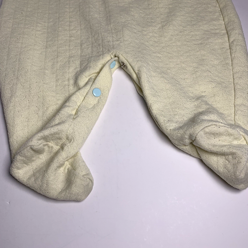 Vintage Little Me Yellow Duck Footed Romper Pajamas Baby 0–3 Months - Picture 7 of 7