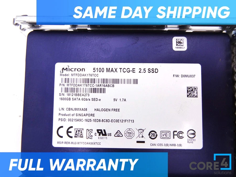 CISCO UCS-SD16TBMS4-EV 1.6TB SATA 6GB/s - Image 2 of 3