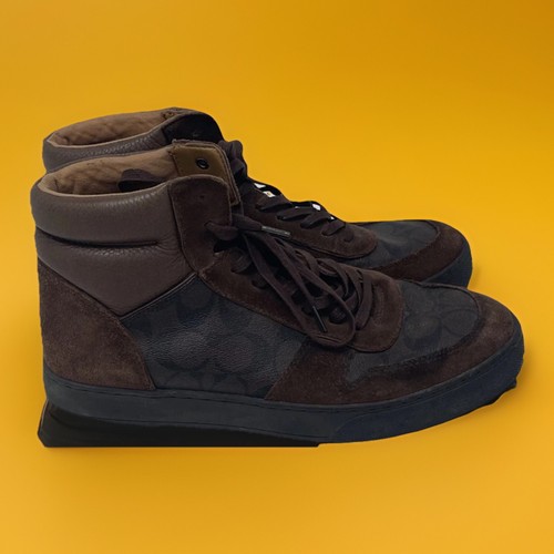 Coach High Line High-Top Sneakers Size 10