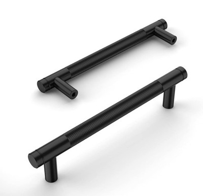 Küchenschrankgriffe 128 mm matt schwarz Schublade Kleiderschrank Schranktürgriffe