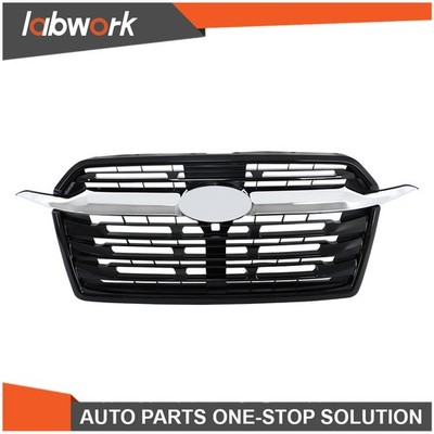 Labwork Front Upper Grille Blk W/ Chrome Trim Plastic For Subaru Ascent 2023-24