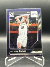 2024-25 Panini Donruss Optic - Jeremy Sochan #196 Purple Prizm