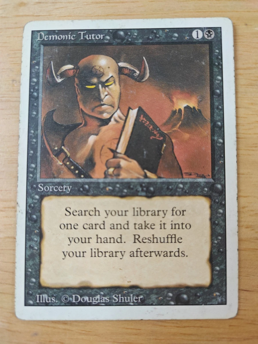Demonic Tutor Magic: The Gathering Individual Trading Card Games