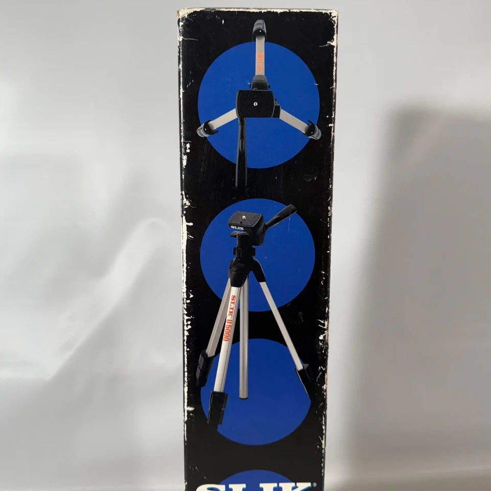 Slik U5000 Trípode Ligero Cámara Foto Video 18" - 45" 1lb 12oz Nuevo Caja Abierta Foto 3 de 4