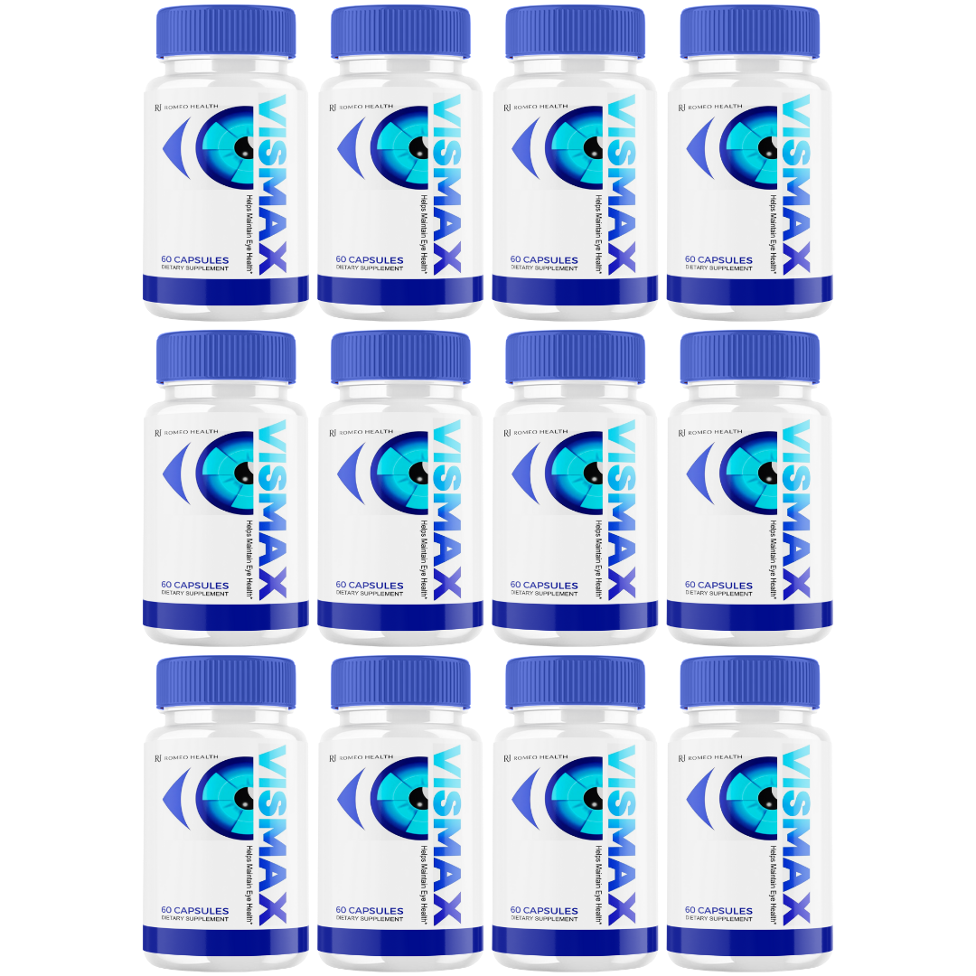 Vismax Official Eye Vitamin Health Support (12 Bottle)