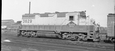 RDG reading railroad GP-35 erie ave.  3629 original negative R S Short