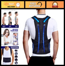 Posture Corrector Back Brace for Men Women - Lumbar Support, Pain Relief Ful