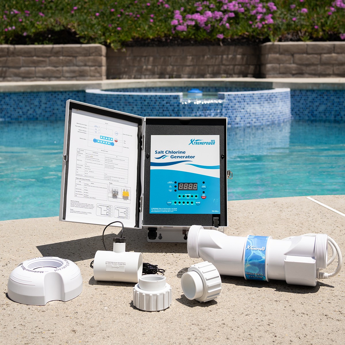 System For 15,000 Gallons Swimming Pool