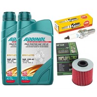Set Inspektion 2L ÖL ÖLfilter ZüNdkerze FüR Kymco Xciting 400 Xciting400 2014-26