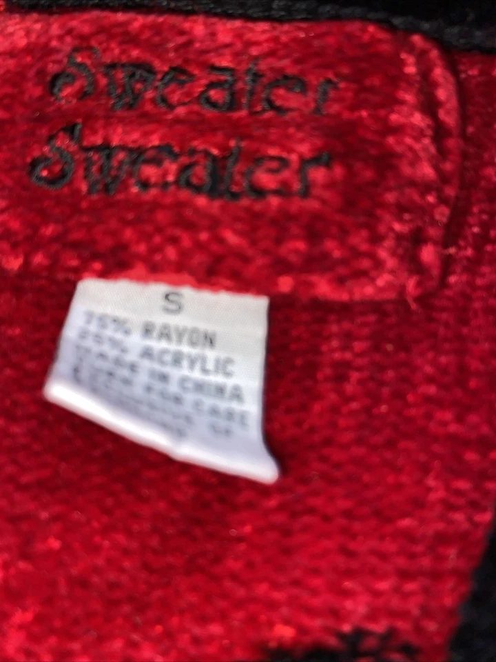 Vintage Storybook Knits Sporting Hounds Cardigan Sweater Sz Small Labrador READ! - Image 2 of 4