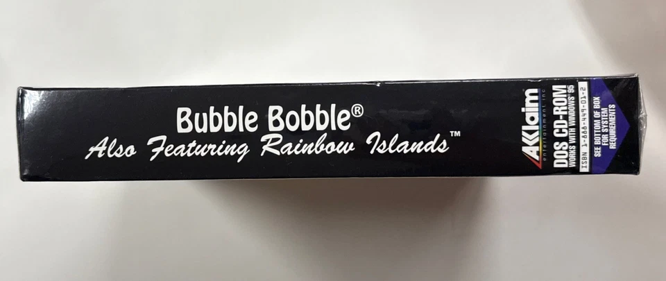 Bubble Bobble Ft Rainbow Island PC Game Bog Box SEALED Windows 95 Vintage - Image 3 of 4