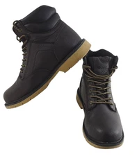 HI -TEC Men's Non Steel Toe Brown Boots Size 11.5 New