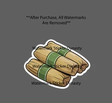 Tamales Sticker Waterproof Decal Food Mexican Cuisine Dinner Lunch Gift NEW