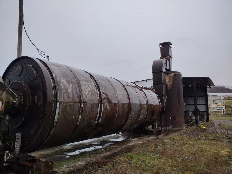 8x24' Triple Pass Rotary Drum Dryer 