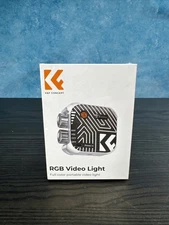 K&F Concept Magnetic RGB Video Light 360° Full Color LED Portable Camera Light