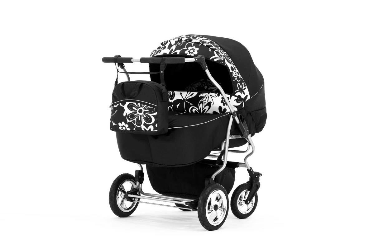 kobi kinderwagen Knirpsenland Valencia Kinderwagen Beige – Kombi 2in1 Jeans