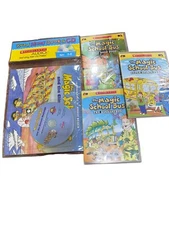 Magic School Bus Lot Climate Challenge Book CD Bugs Sports Fun Busasaurus DVDs