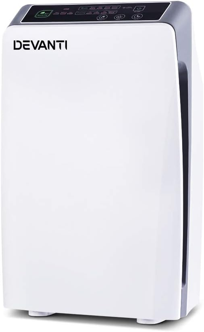 4-Layer HEPA Air Purifier with Carbon Filter for Home Bedroom and Car Freshener-image