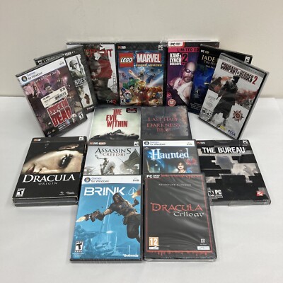 Lot of 15 Sealed PC Games The Bureau Evil Within Brink Homefront & More (E15)