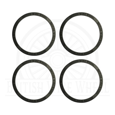 #ad #ad Black Rings for Zenith Locking Knock Off Spinner Caps for Lowriders Set of 4 $60.00
