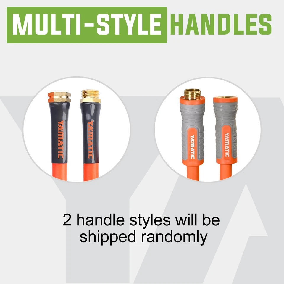 Manguera de jardín de alta resistencia YAMATIC 5/8" 600 PSI manguera de agua flexible peso ligero Foto 2 de 4