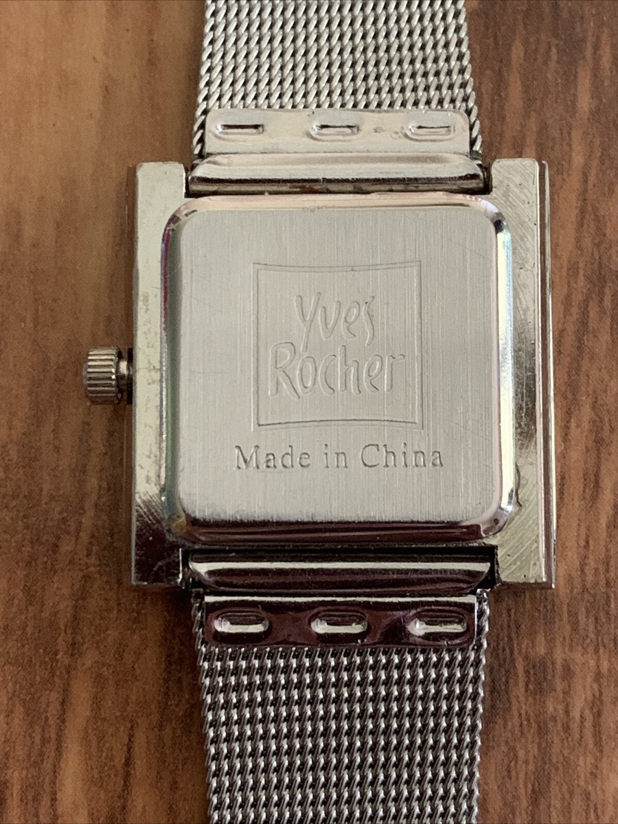 Montre Femme Yves Rocher Classique Argentée Quartz - Neuve Sans étiquette
