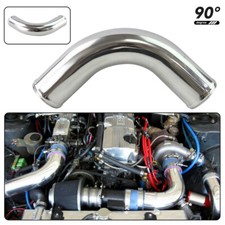 57mm 2.25" inch 90 Degree Elbow Aluminum Turbo Intercooler Pipe Piping Tubing SL