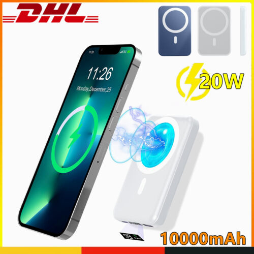 MagSafe Magnetische Wireless PowerBank 10000mAh Fast Charging für iPhone Android - Bild 1 von 16