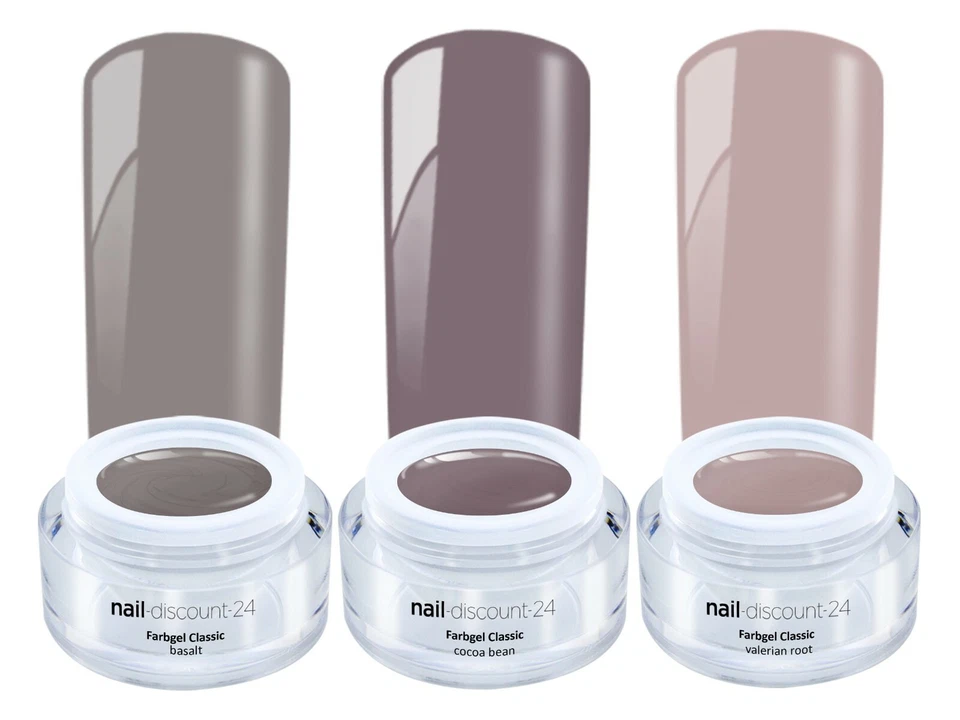 XXL Nagelstudio Farb UV Gel STARTER SET NUDE Nail Art Einsteiger French Maniküre - Bild 2 von 4