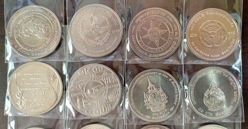 Moneda Tailandia 50 Baht Juego Completo de 12 - Imagen 2 de 6